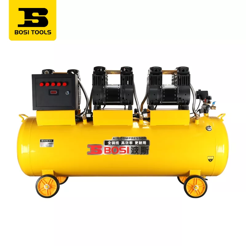 Compressor de ar silencioso sem óleo